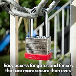 Lion Locks 12 Keyed Alike Padlocks with 2" Long
