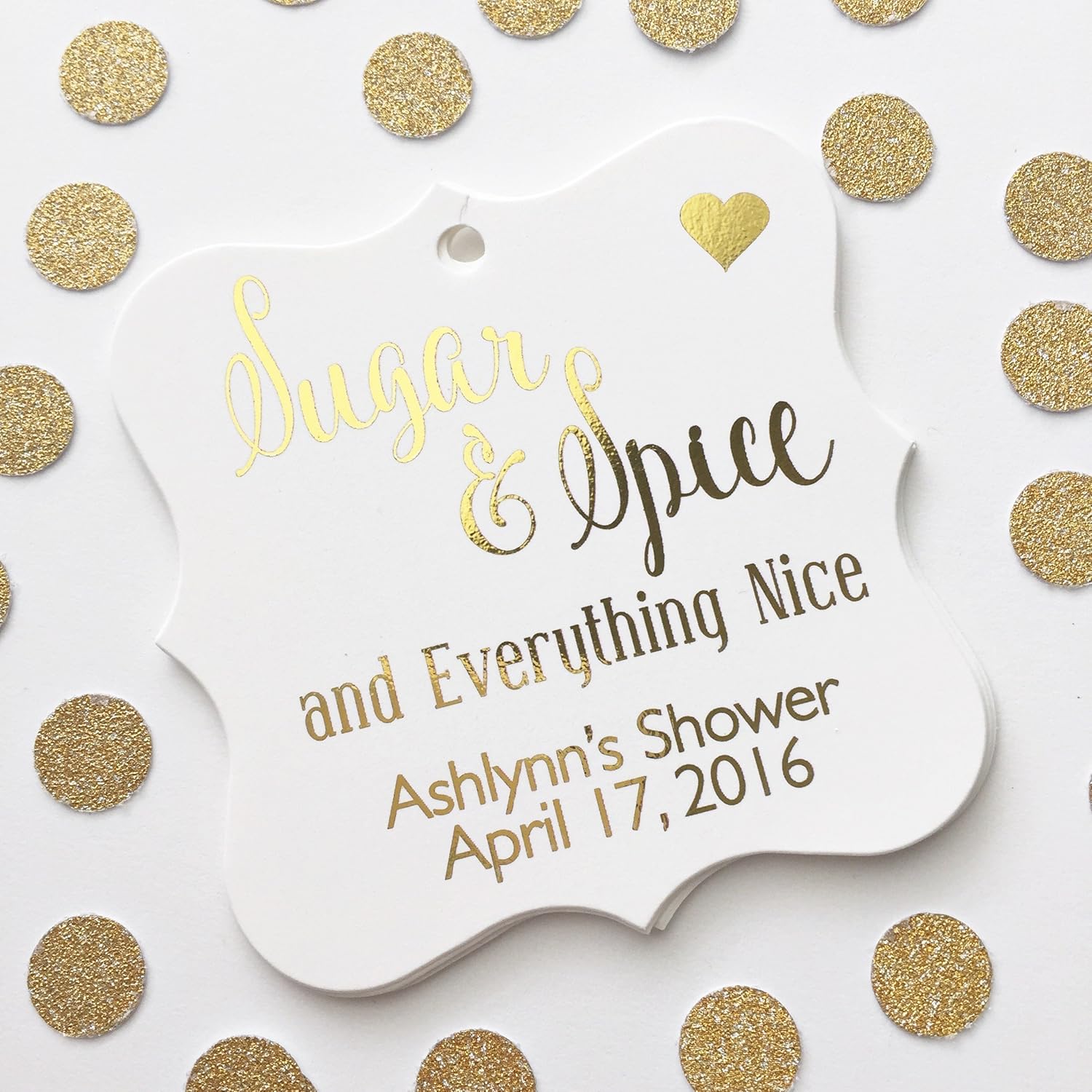 sugar and spice baby shower favors