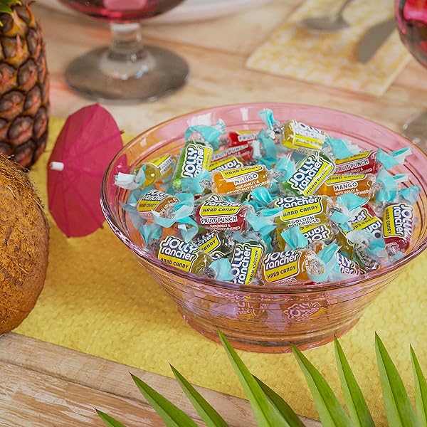 JOLLY RANCHER TROPICAL FRUIT FLAVORED HARD CANDY BAG, 6.5 OZ