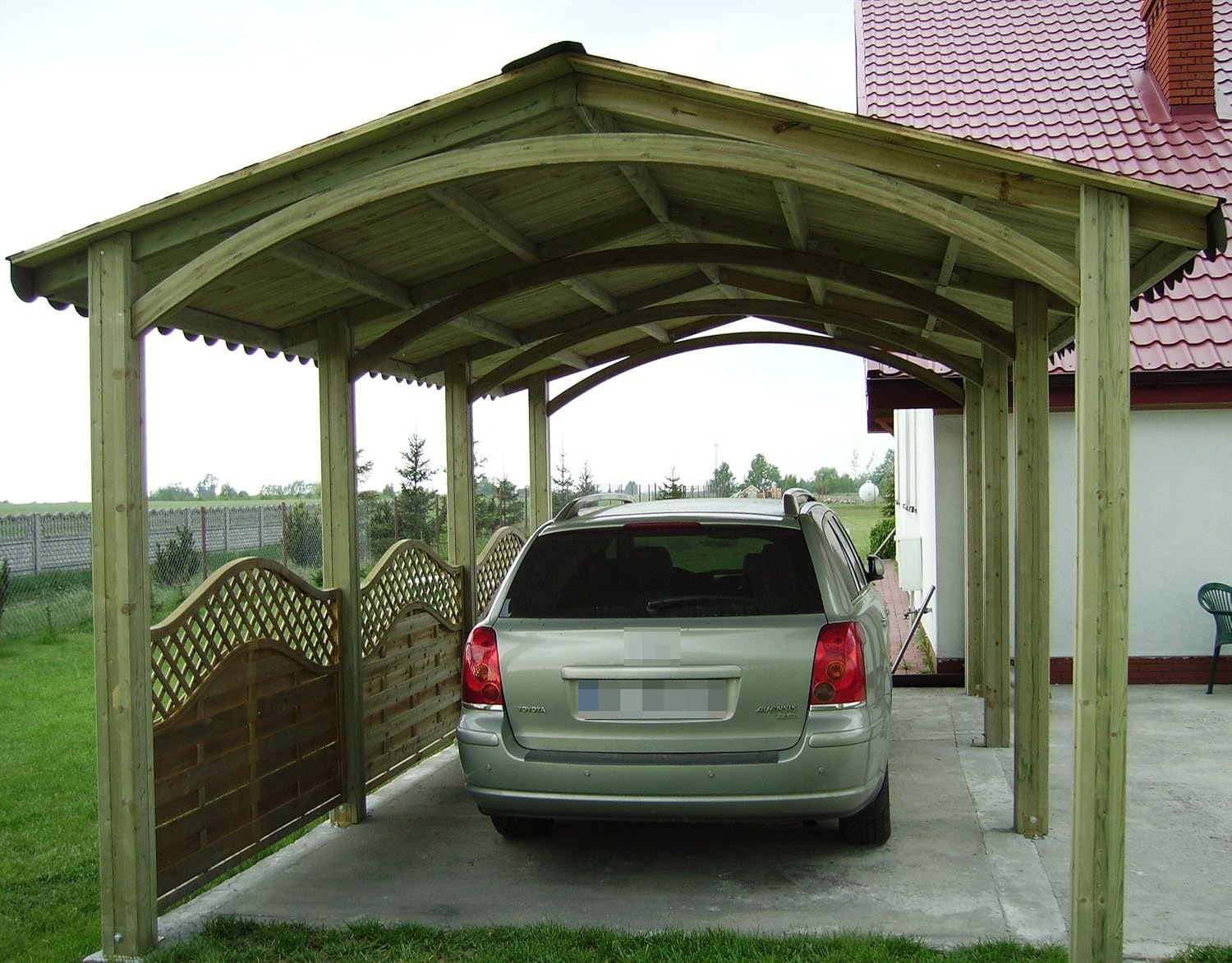 Alaska Timber Carport Asphalt Felt Tile Cover Dimensions 375