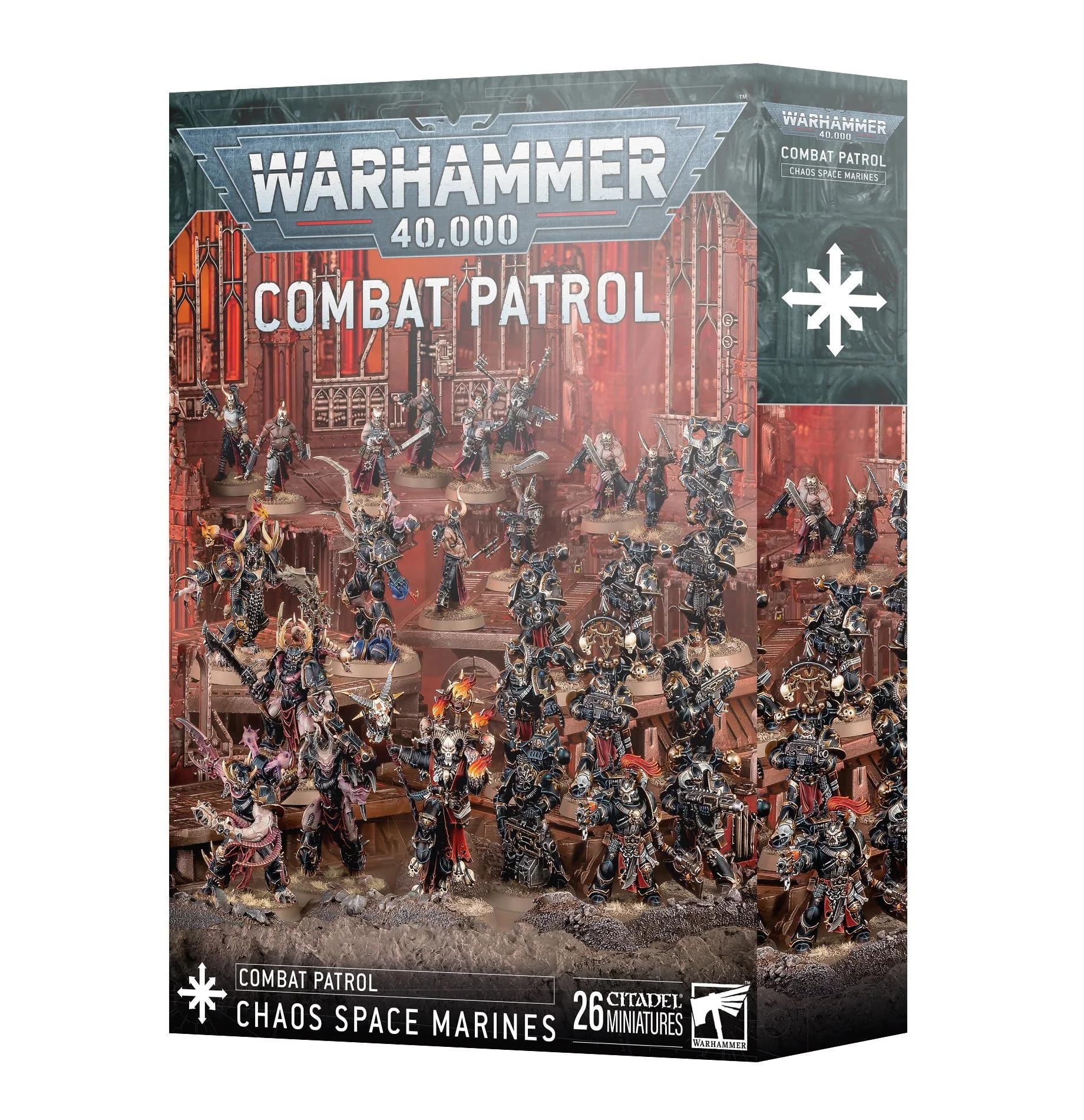 Warhammer 40k Games Work - Combat Patrol: Chaos Space Marines, Multicolor