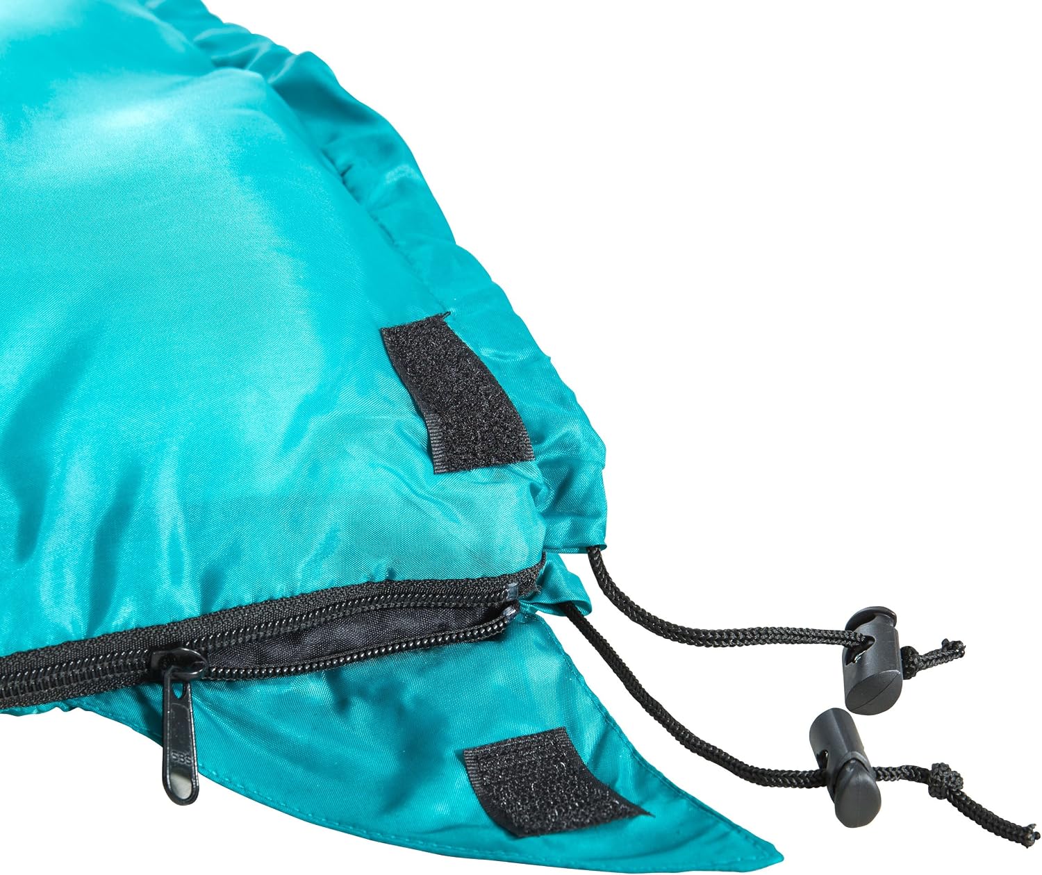 Trespass Catnap 3 Season Double Sleeping Bag Camping Travel 180cm x 140cm, Jade, EACH - Image 5