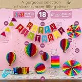 Itsy Bitsy Party Co Premium Reusable Birthday Decorations Rainbow view 5