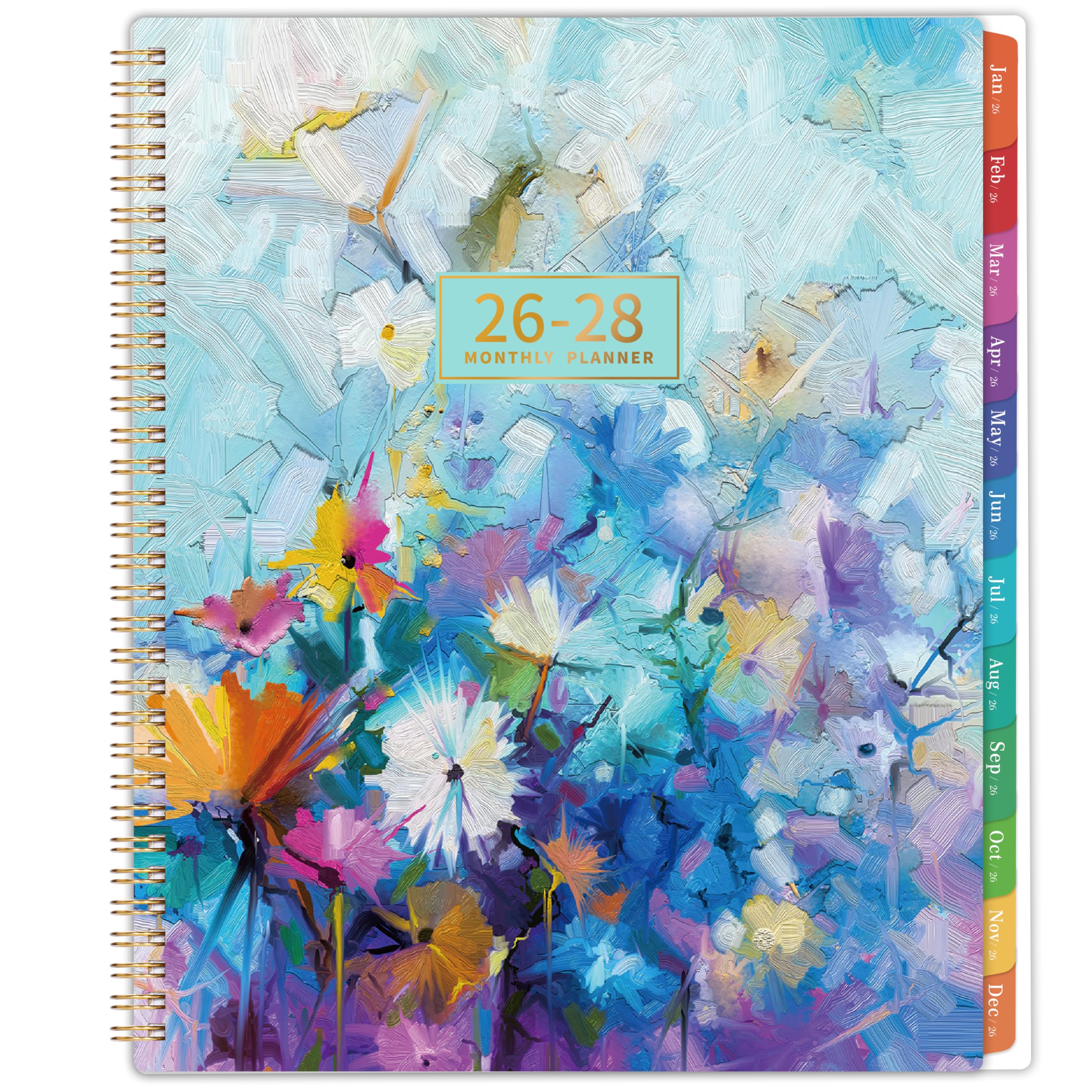 Photo 1 of 2026-2028 Monthly Planner - 3 Year Planner 2026-2028, JAN 2026 - DEC 2028, 2026 Calendar Planner with 36 Monthly Tabs, Notes Pages, Inner Pocket, Great for Long-Term Planning