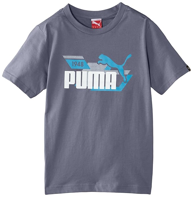 maglia puma bambino grigio