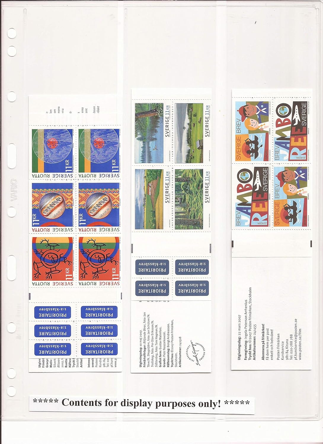 Clear 3VC Lighthouse Vario Stamp Collecting Stock Sheets/pages Fitted