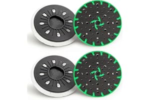 Husbra Enetics 2 Pack Upgraded Sander Pads 202461 6 Inch (150mm) Soft Sanding Pads, Compatible with Festool RO 150 FEQ Sander (Soft Sanding Pad-202461, 2)