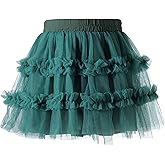 Ashken Toddler Baby Girl Tutu Tulle Layered Ruffle Skirt for Little Gig Girls 6 Months-10T