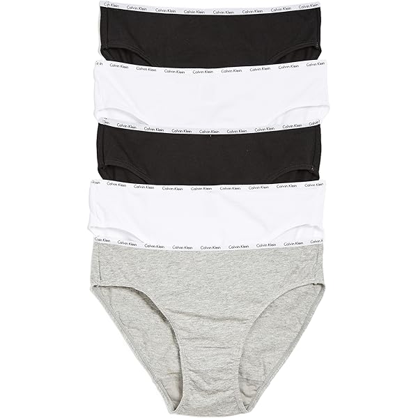 Calvin Klein Women's Cotton Stretch Bikini Panty - 5 Pack, QP1094M