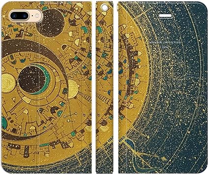 Amazon Co Jp ブレインズ Iphone8plus 7plus 6splus 6plus 手帳型 ケース カバー 金星の街 よう Wonder Collection Planetシリーズ 宇宙 帽子 金星 地球 少年 旅 イラスト 家電 カメラ