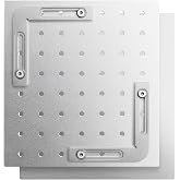 YIBEICO Upgrade Honeycomb Laser Bed for WAINLUX K10 Laser Engraver | Equipped with additional aluminum plate and positioning fixture for cleaner cutting results, made of aluminum material