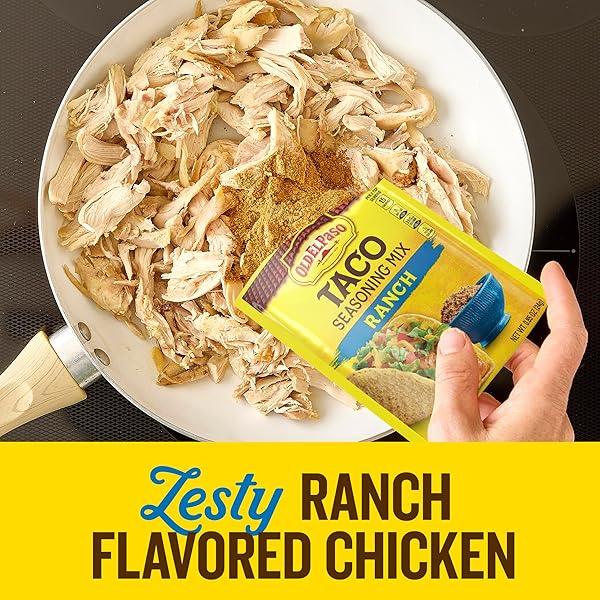 OLD EL PASO TACO SEASONING MIX, RANCH FLAVORED, 0.85 OZ