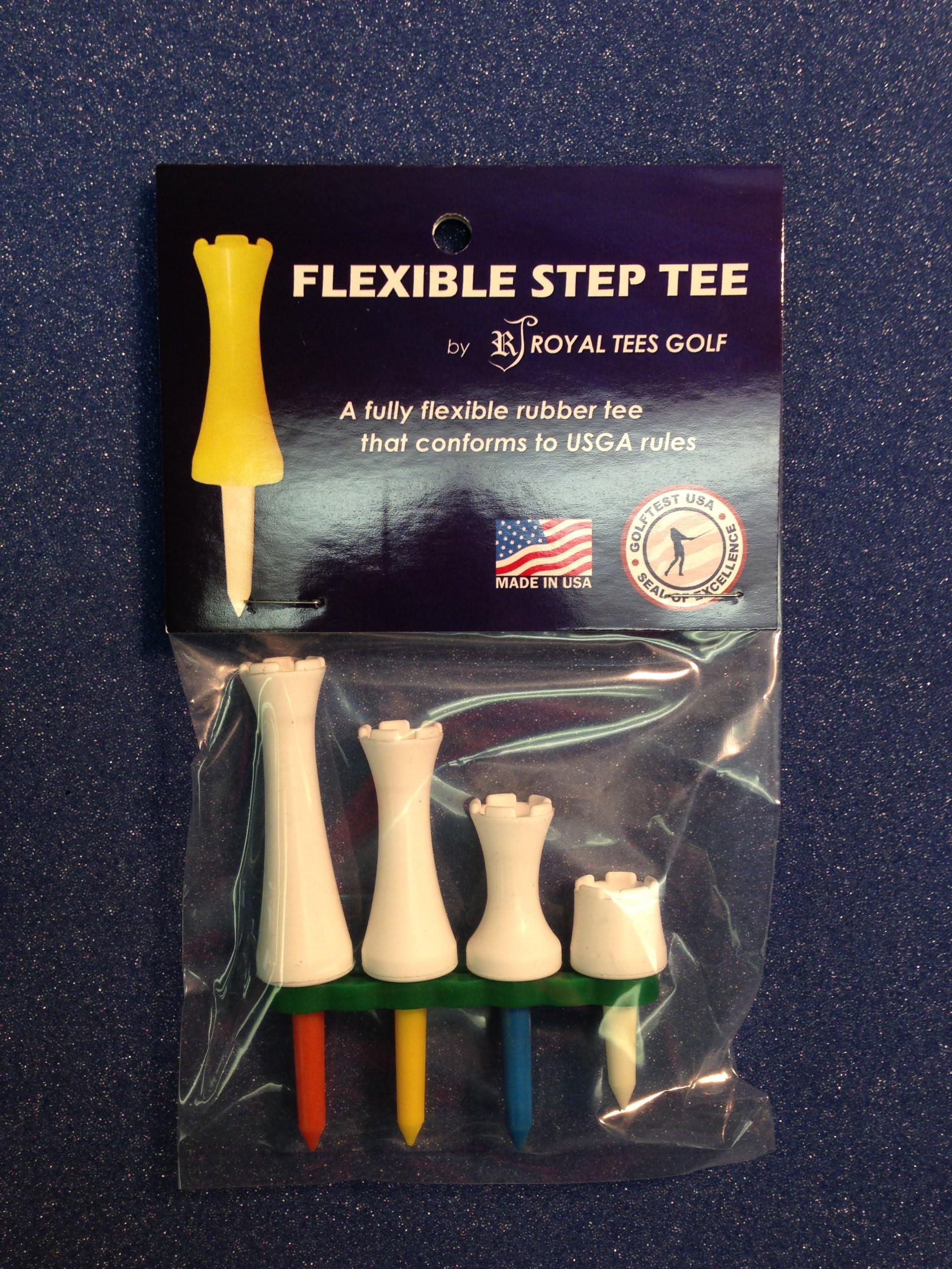 Royal Tees R4 Variety Pack, Flexible Golf Tees