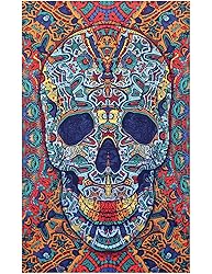 Sunshine Joy® 3D Skull Tapestry - 60X90 - Beach
