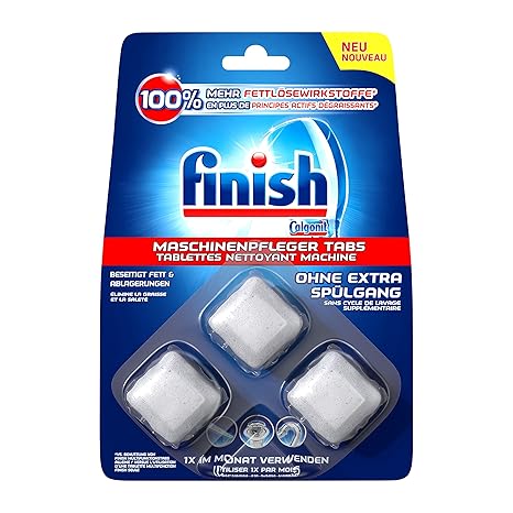Finish Maschinenpfleger Tabs Spülmaschinenreiniger 1er Pack (1x 3 Stück)