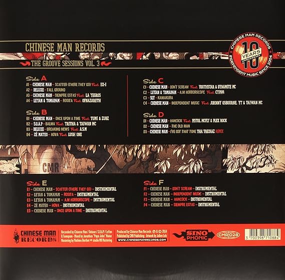 Chinese Man Groove Sessions Volume 3 Vinyl Amazon Co Uk Music