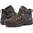 HI-TEC Black Rock WP Mid Men's Waterproof Hiking Boots, Lightweight Breathable Backpacking and Trail Shoes