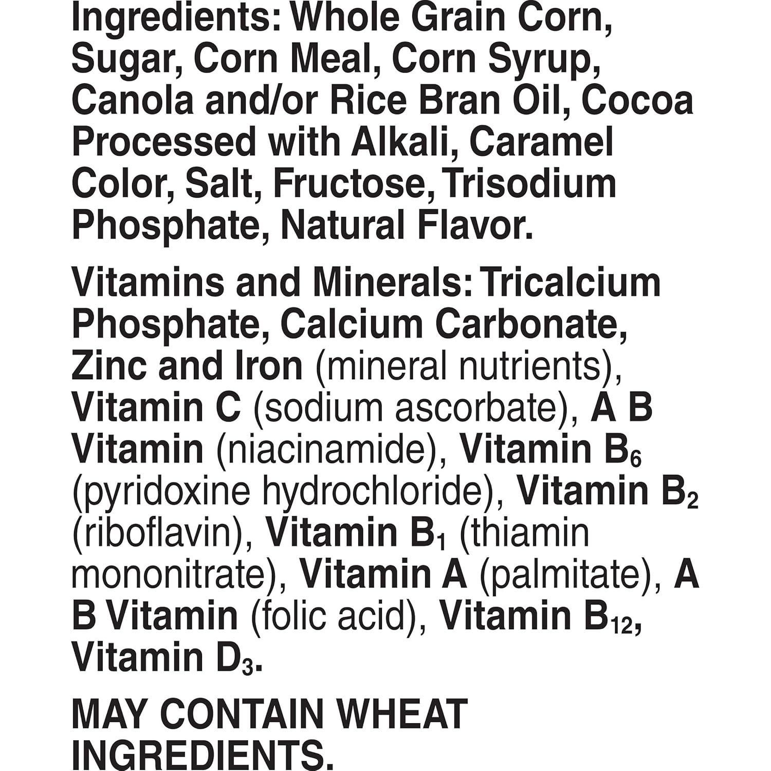 Coco Puffs Nutrition Label Juleteagyd