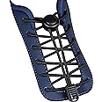 No Tie Shoelaces - Tieless Elastic Shoe Laces - Strong Lock Shoelaces for Sneakers - One Size Fits All for Adults and Kids