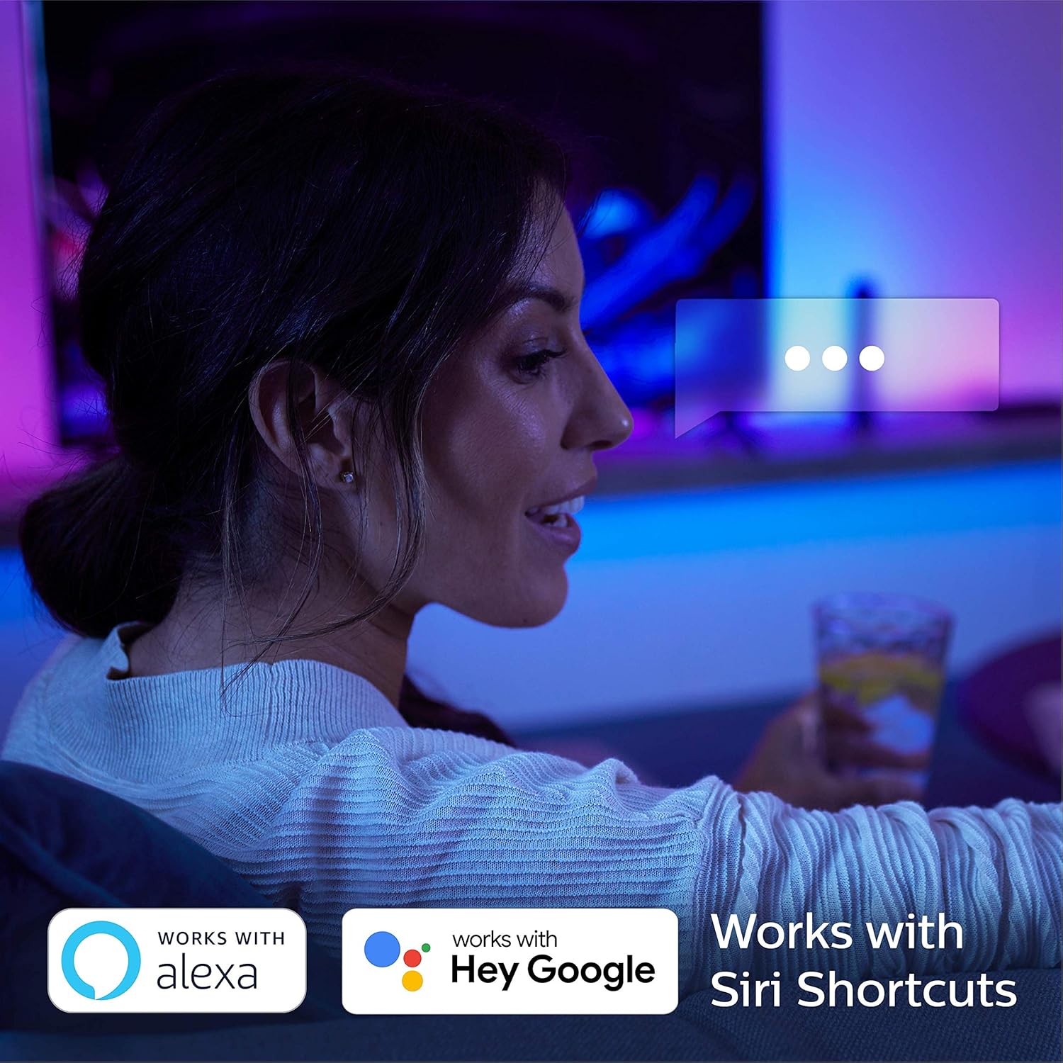 Philips Hue Play HDMI Sync Box, HDMI 4K Splitter, 4 HDMI in 1 Out, Philips Hue Smart Hub and Philips Hue Colored Smart Lights Required: Home Improvement