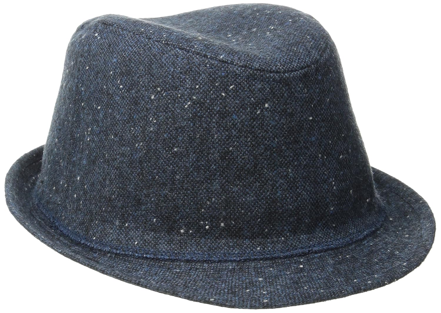 Levi's Men's Heathered Fedora Hat, Navy, Small/Medium Apparel Accessories Clothing Accessories