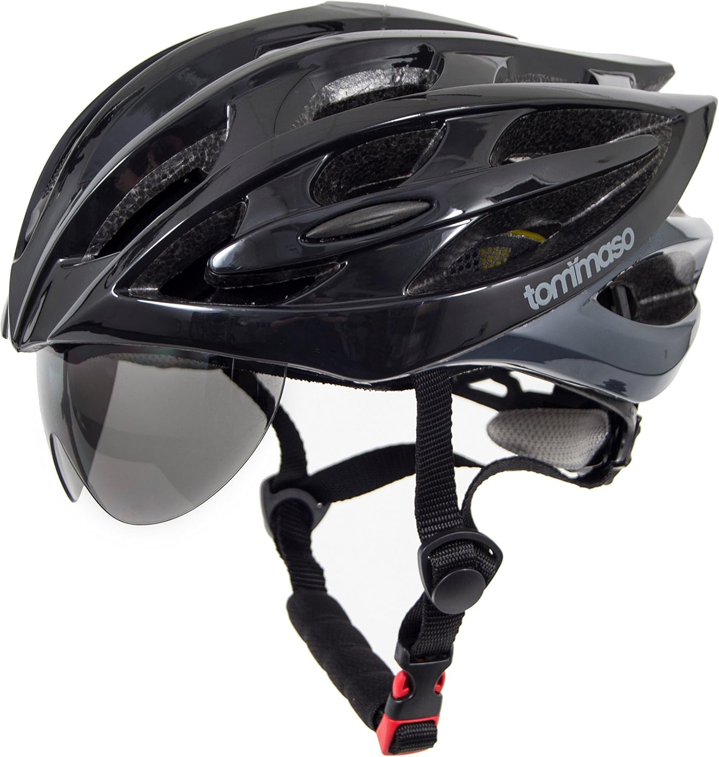 bicycle helmet with retractable visor
