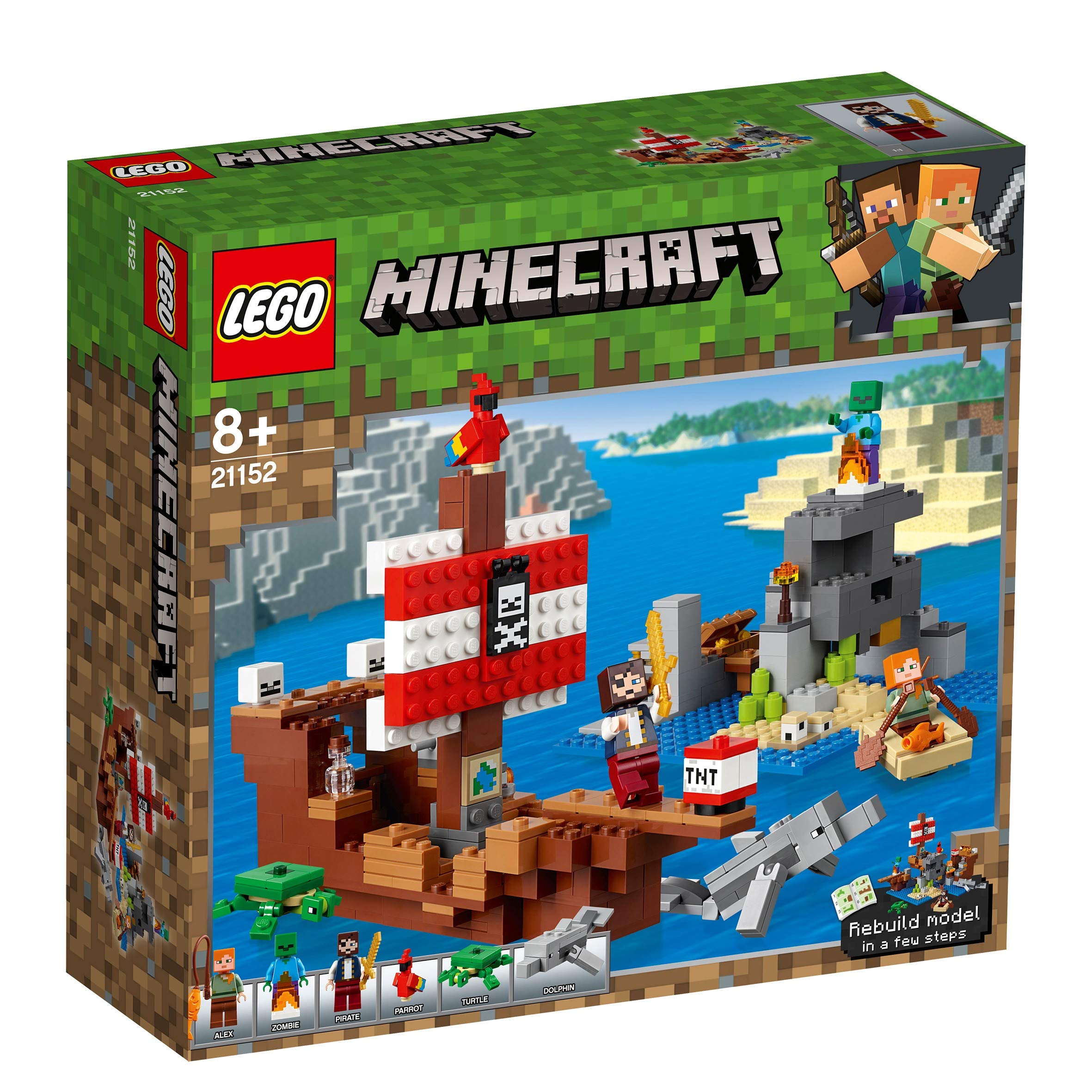 Kits complets et packs Lego 21159 Minecraft le pillager Outpost action ...