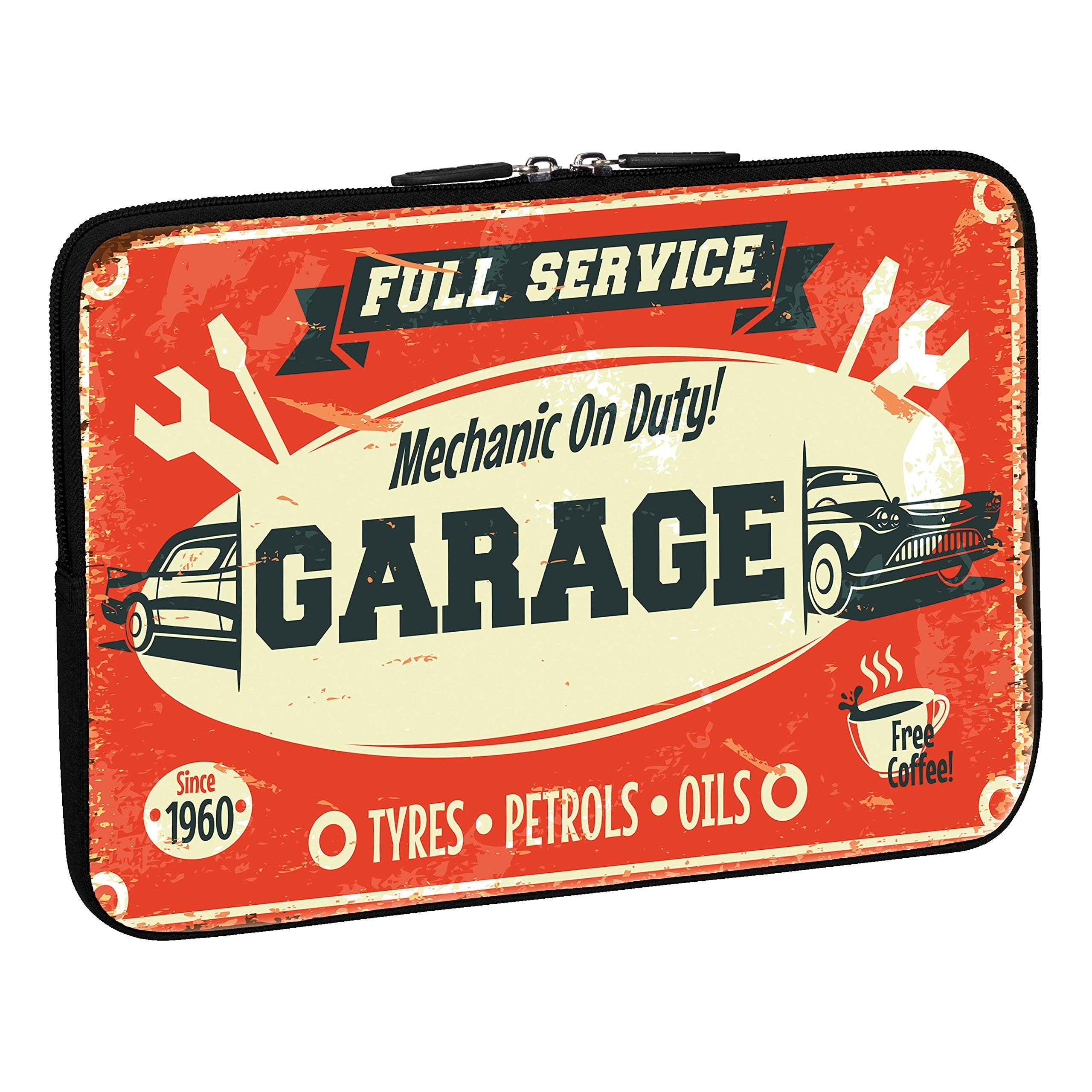 PEDEA Laptop Bag Case Design Sleeve for 15.6 inch, Garage — image 1