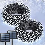 JMEXSUSS 2 Pack Solar Christmas Lights Outdoor