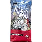 Raven's Brew Coffee - Wicked Wolf - Dark Roast - Full Body of Currant and Spice (Organic Ground, 12 oz)
