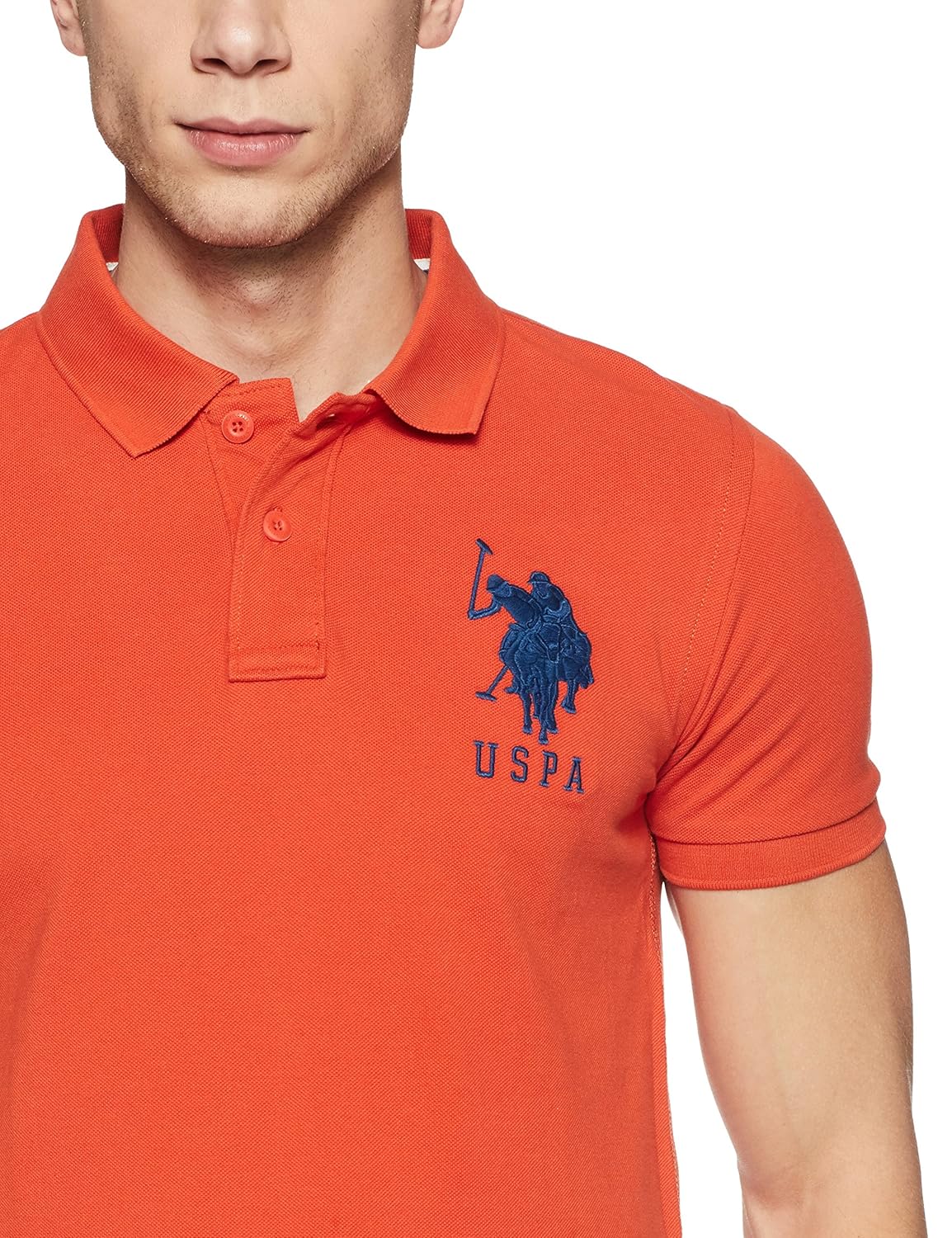 us polo association men's solid regular fit polo
