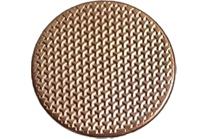 SHIRE POST MINT Textured Worry Stone - Raw Copper - Geometric Pattern Copper Coin