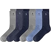 POLO RALPH LAUREN mens Performance Cotton Crew 6 Pack