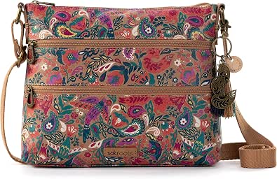 Sakroots Women's Camden Small Crossbody Bag - Recycled Canvas With Artist Prints, Multiple Pockets - View #4