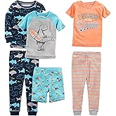 Simple Joys by Carter's girls 6-piece Snug Fit Cotton Pajama Set