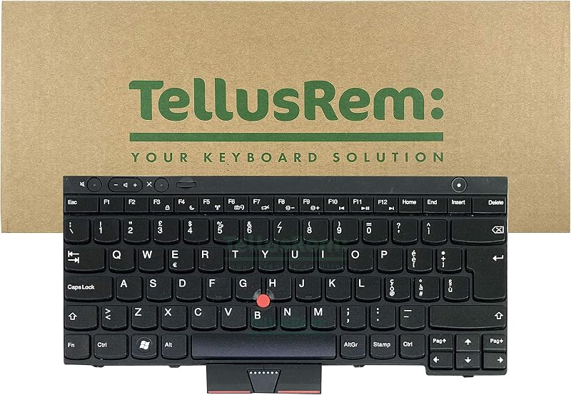 TellusRem Italian Non-Backlit Keyboard for Lenovo Thinkpad T430 T530 X230 W530