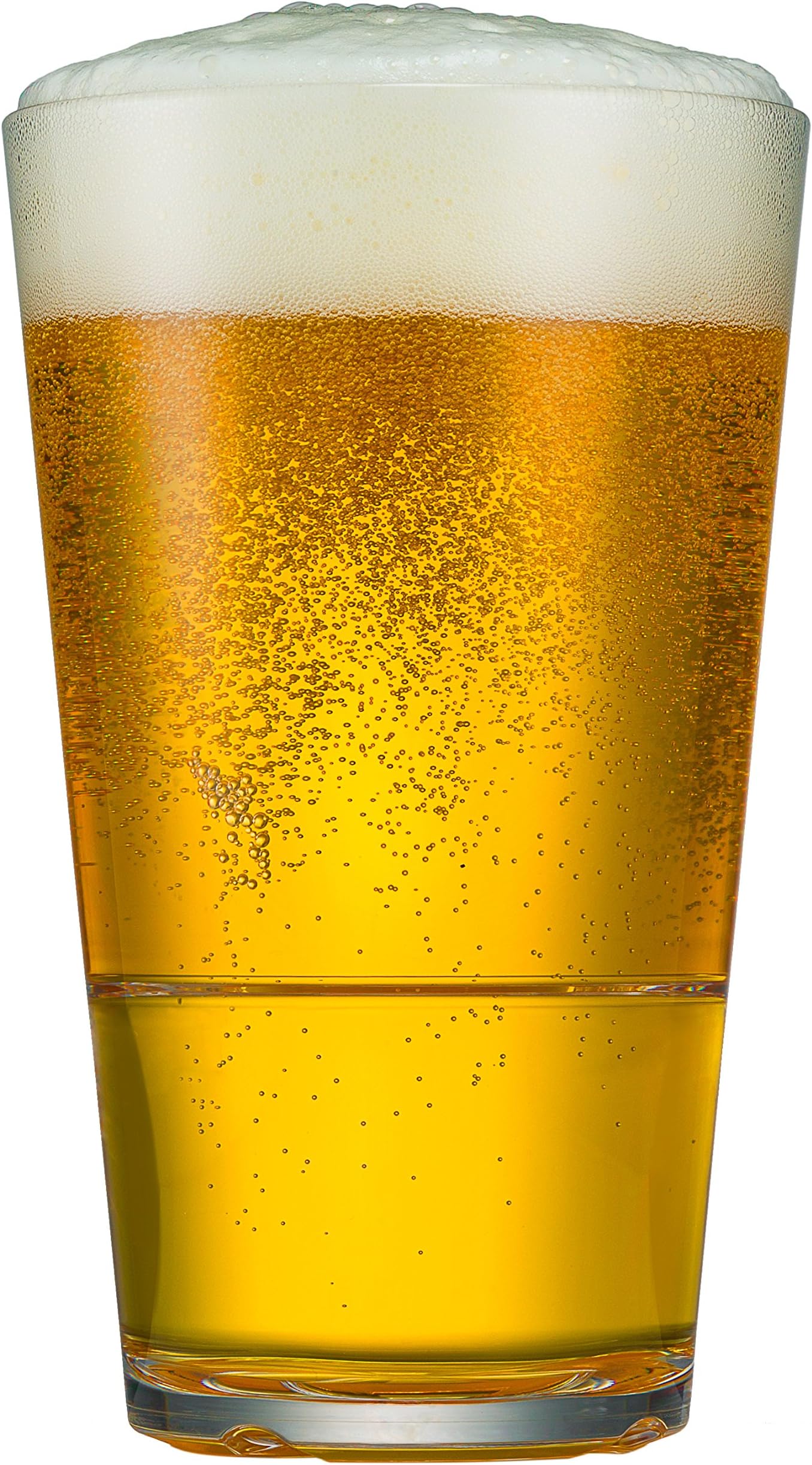Drinique Caliber Cooler Unbreakable Tritan Tumbler Glasses, 22 oz (Case of 24), Clear
