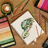 Zenacolor 72 Colour Pencils with Metal Box 3 Trays Pre Sharpened view 7