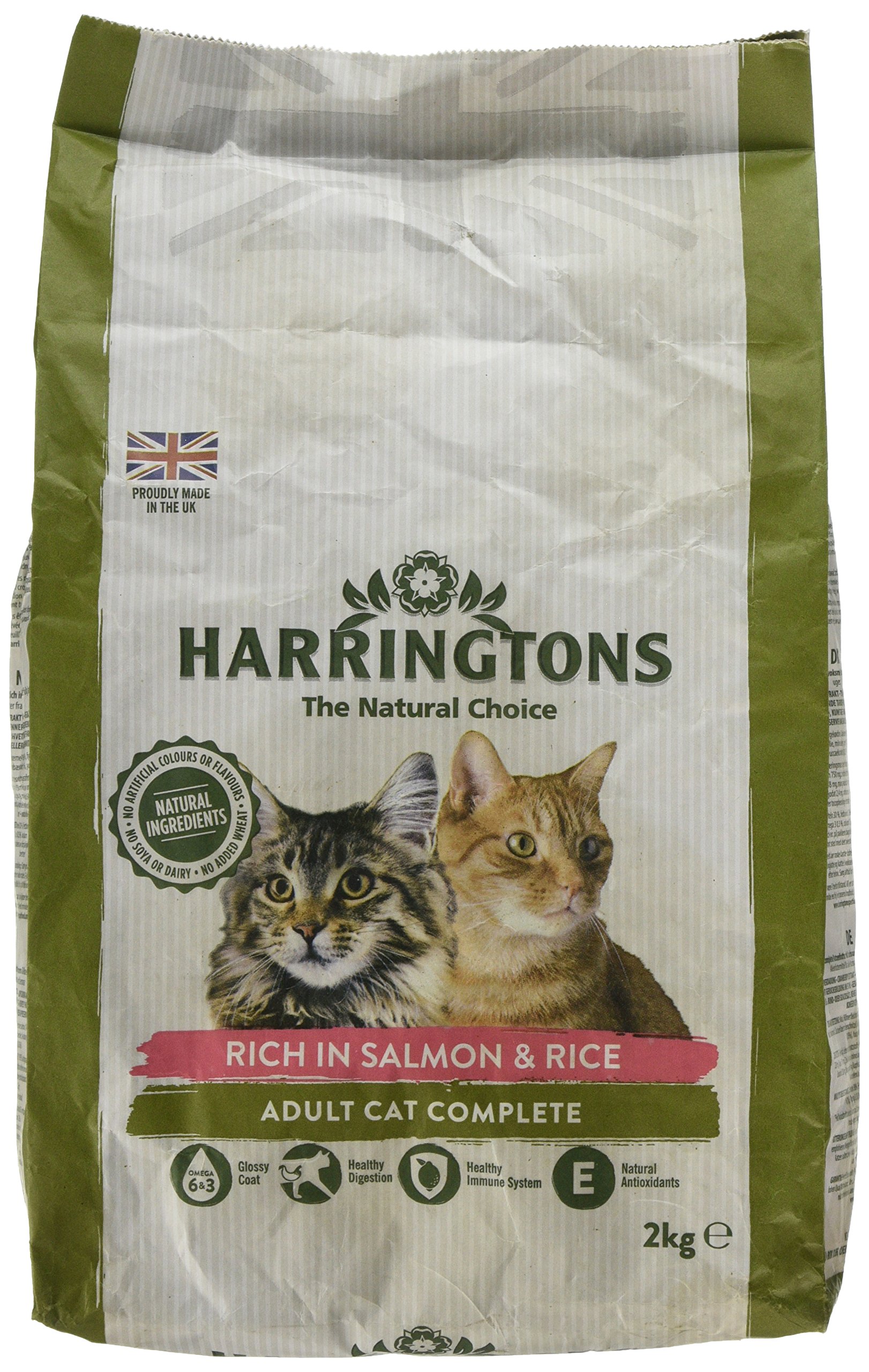 Harringtons Complete Salmon with Rice Cat Food, 2 kg