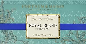 Fortnum and Mason British Tea. Royal Blend 25 Count Tea Bags (1 Pack) USA