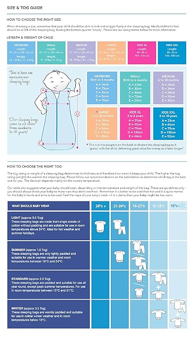 sleeping bag 1 tog baby