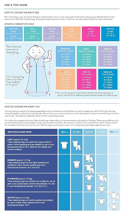 one tog sleeping bag