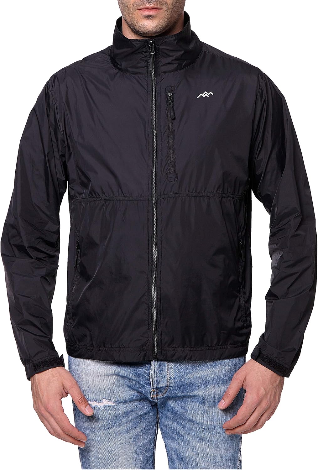 TRAILSIDE SUPPLY CO. Mens Windbreaker Jackets Lightweight Packable Jacket,Windproof and Dustproof: Clothing