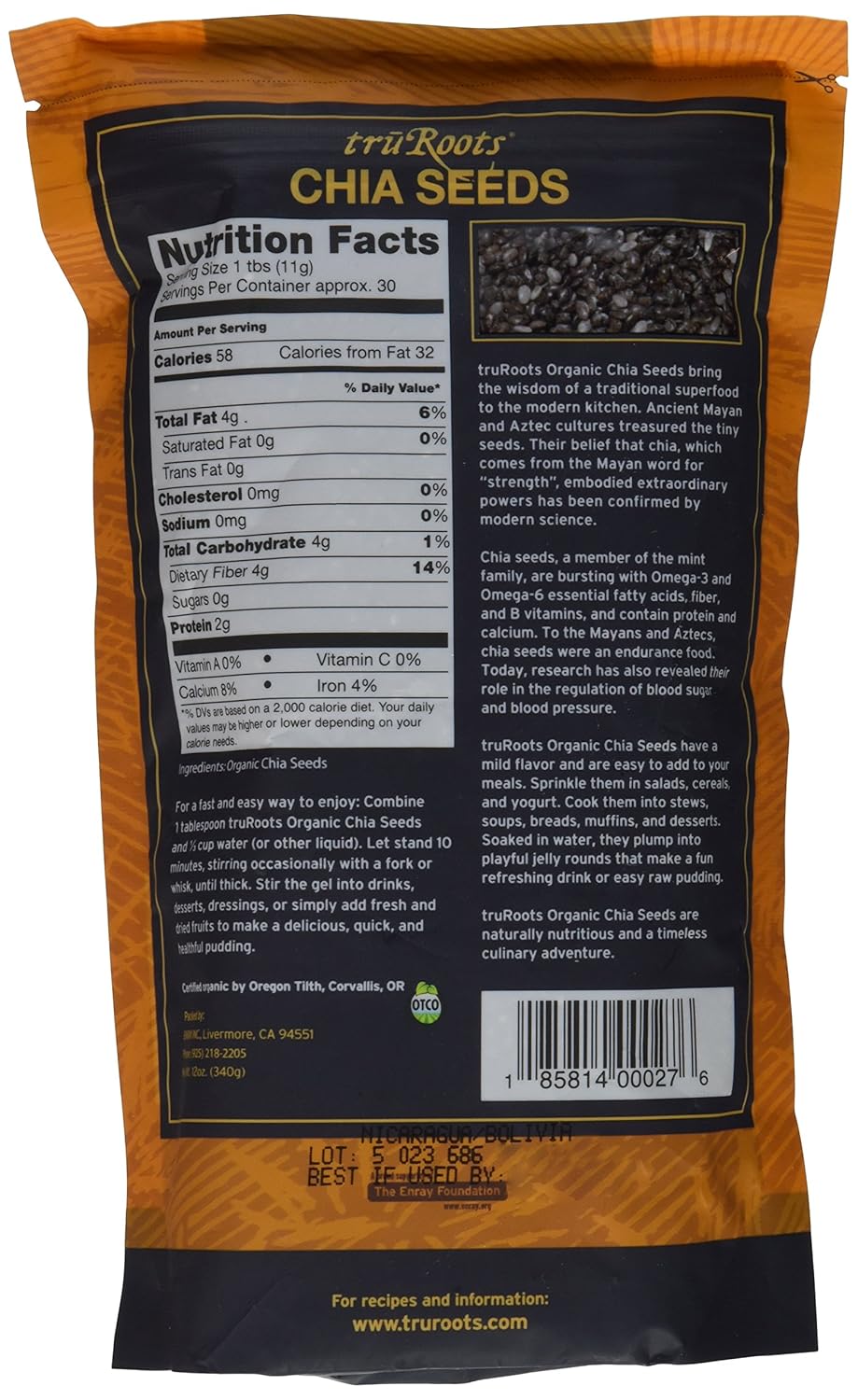 truRoots Organic Sprouted Mung Beans, 10 oz: Grocery & Gourmet Food