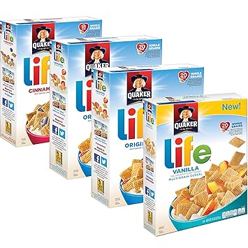 Quaker Life Breakfast Cereal Variety Pack, 52 Ounce