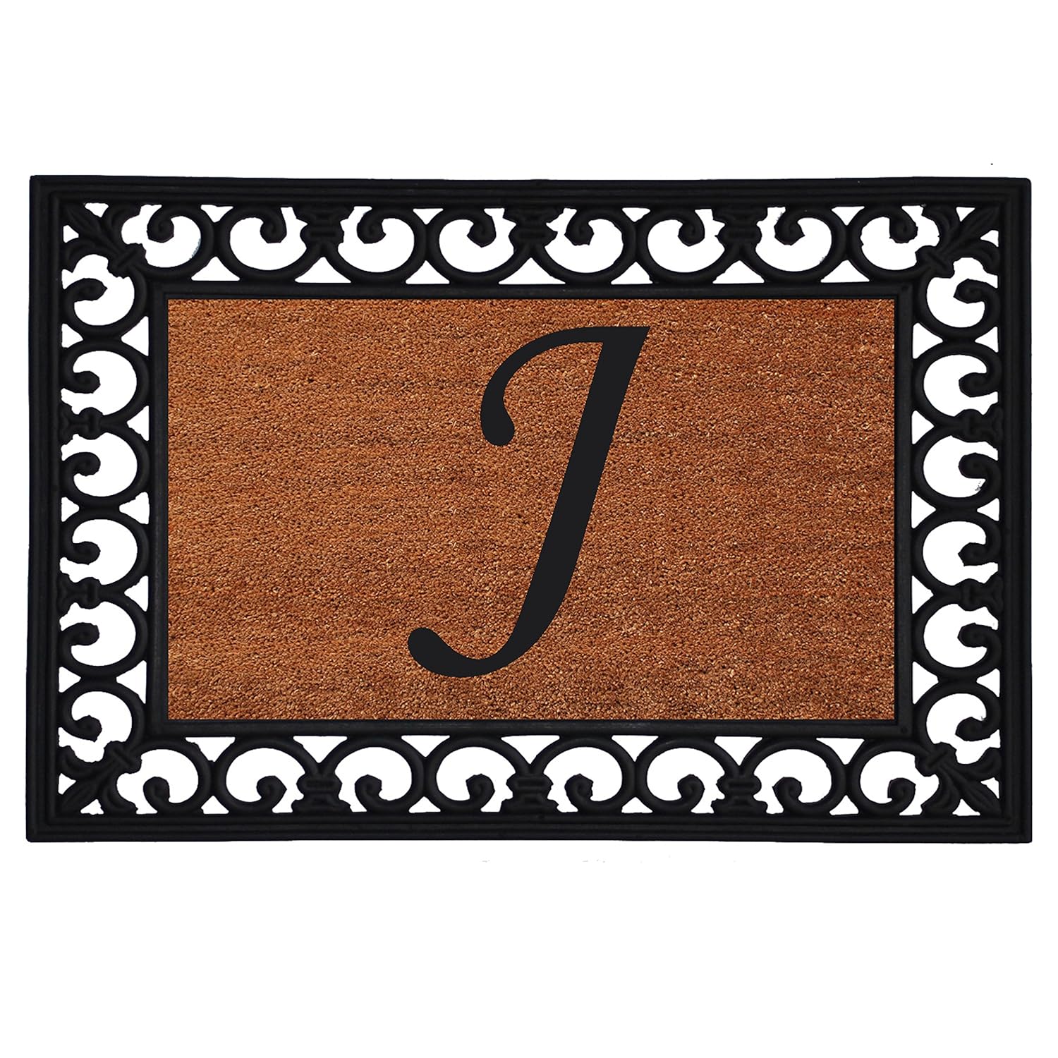 19" x 25" Monogrammed Insert Doormat (LETTER J)