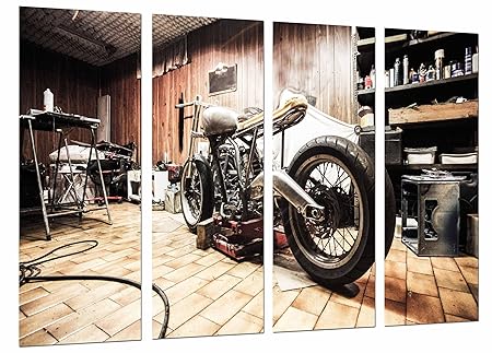  Poster Fotográfico moto café racer