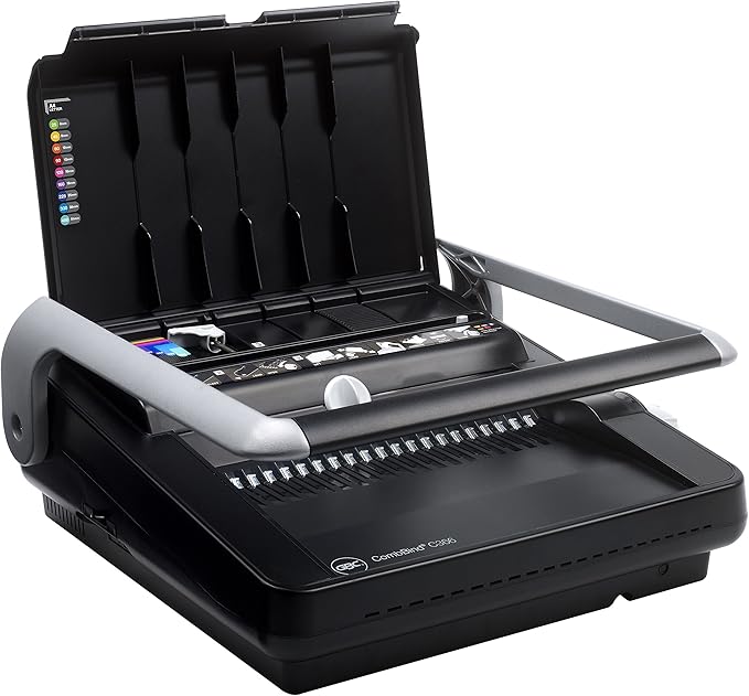 GBC CombBind C366 Manual Comb Binding Machine with Paper Seperator