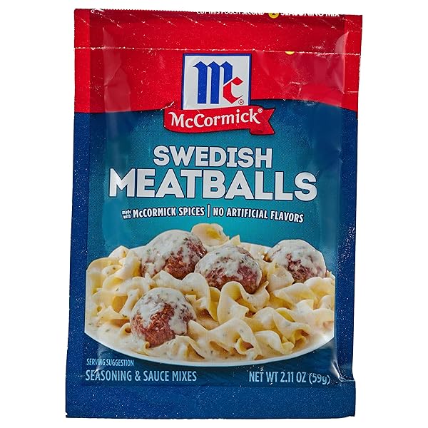 MCCORMICK SWEDISH MEATBALL MIX, 2.11 OZ
