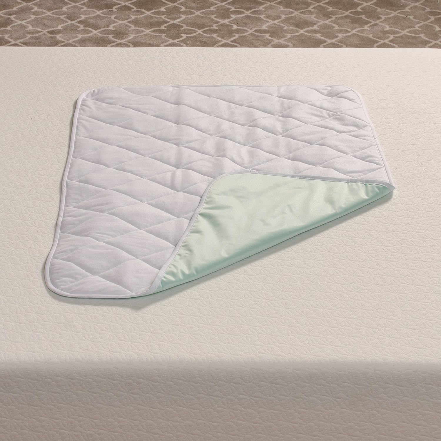 DMI Waterproof Furniture and Bed Protector Reusable Pad, 36 x 52 Inches, Green: Health & Personal Care